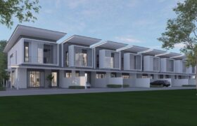 Holmestown 2 – Double Storey Terrace House @ Muara Tuang