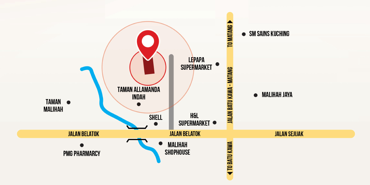 Notting Hill Townhouse @ Malihah, Kuching
